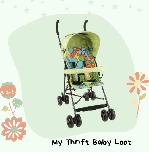 Preloved LuvLap Tutti Fruti Baby Stroller / Buggy